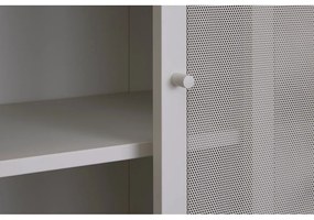 Сиво метално шкафче с плъзгащи се врати 90x180x40 cm Veep – Unique Furniture