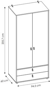 Гардероб Miden 2-door 2D2S