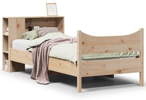 3323317 vidaXL Рамка за легло без матрак, 90x200 см, масивна чамова дървесина