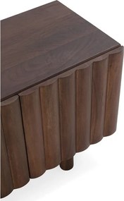 Кафява маса за телевизор от масивно манго 160x55x40 cm Tamira – MOME