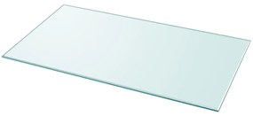 243634 vidaXL Темпериран стъклен плот за маса, правоъгълен, 1200x650 мм