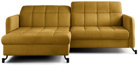 Ъглов диван Lorette-Mustard-Left