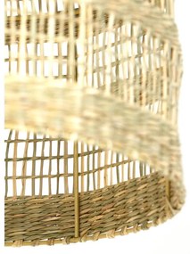 Висящо осветително тяло с абажур от морска трева в естествен цвят ø 38 cm Sagar – Light &amp; Living