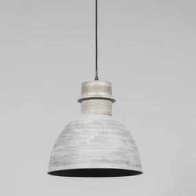 Комплект от 3 висящи лампи в рустикален стил сиви - Dory