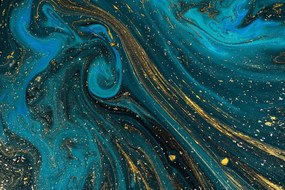 Тапет – Изумрудена абстракция