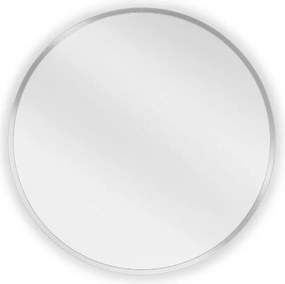 Mexen Loft кръгло огледало за баня 50 см, рамка инокс - 9850-050-050-000-10