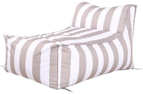 Градински чувал за сядане в бял и сив цвят – Bonami Essentials