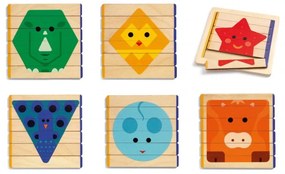 Детски дървен пъзел Animale - Djeco