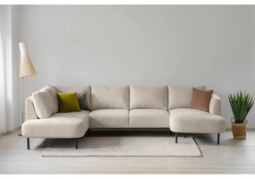 Бежов ъглов диван (ляв ъгъл/"U" форма) Hero – Scandic