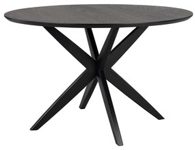 Кръгла маса за хранене с дъбов плот 120x120 cm Calverton - Rowico