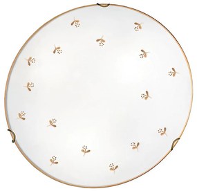 Kolarz 731.12.4.160 - Стенно осветително тяло NONNA 2xE27/60W/230V Ø 40 cm, с флорален дизайн, розово злато