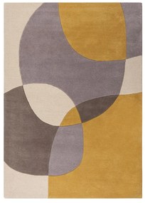 Вълнен килим в цвят охра 230x160 cm Glow - Flair Rugs