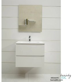 Долен конзолен PVC шкаф за баня ICP 6556 W
