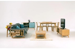 Маса за телевизор от декор от дъб естествена 130x50 cm Kensal – Woodman