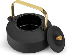 Черен чугунен чайник с цедка 1 l Shangdong – Bredemeijer