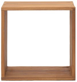 326132 vidaXL Нощен шкаф, 40x30x40 см, тиково дърво масив