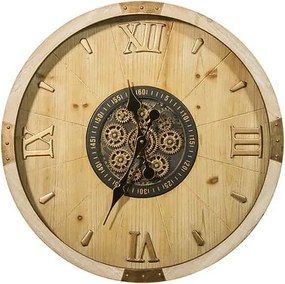 Стенен часовник atmosphera Micka, MDF и стъкло, Ø63.5 cm