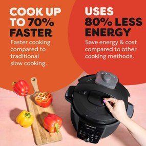 Мултикукър Instant Pot Plus 60 WiFi, 1000W, 5.7 л, 9 програми, WiFi управление, LCD дисплей, Неръждаема стомана, Черен