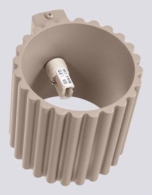 Кафяво-сива стенна лампа ø 10 cm Zora – Sollux