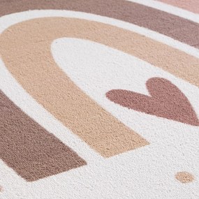 Кремав детски килим подходящ за пране 160x230 cm Coco 1132 – Ayyildiz Carpets