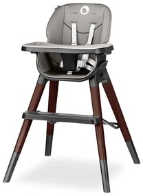 Lionelo - Детско столче за хранене MONA, черен оникс