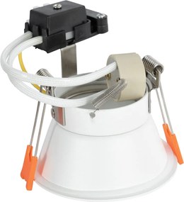 Смарт вграден прожектор бял IP44 вкл. Wifi GU10 50mm - Dept