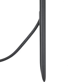 Градински LED прожектор черен 40см регулируем IP65 с кабел и щепсел - Carl