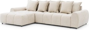 Бежов ъглов диван (ляв ъгъл) Albane – Ropez