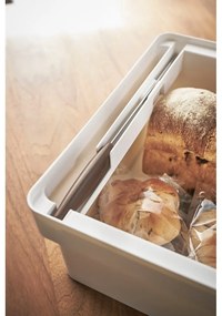 Кошница за бял хляб с бамбуков капак Yamazaki Tower - YAMAZAKI