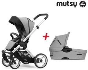 Бебешка количка 2в1 EVO Bold Standard MUTSY - Bold Pebble Grey