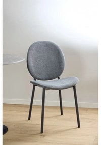 Антрацитен трапезен стол Cliff – Actona