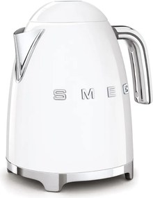 Електрическа кана SMEG KLF03WHEU, 2400 W, 1.7 л, 360° основа, Гланцово покритие, Бял