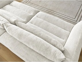 Бял шенилов диван 276 cm Neil – Bobochic Paris