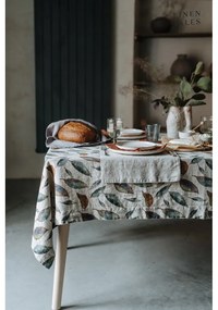 Ленена покривка за маса 140x140 cm Golden Fall – Linen Tales