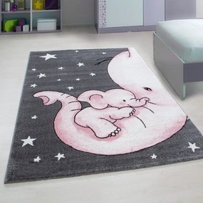 Розово-сив детски килим 120x170 cm Kids – Ayyildiz Carpets