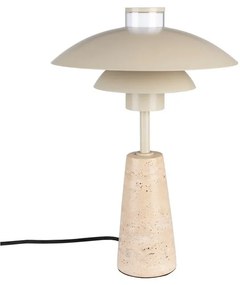 Бежова LED затъмняваща се настолна лампа (височина 37 cm) Cole – Zuiver