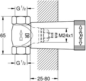 Internal Клапан switch Grohe 1/2"