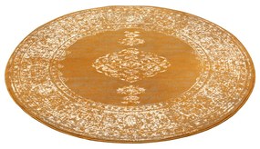 Жълто-оранжев кръгъл килим ø 160 cm Méridional - Hanse Home