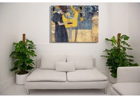 Репродукция на картина на Густав Климт - , 90 x 70 cm Music - Fedkolor