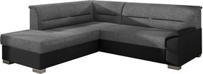 Ъгъл диван Rims-Left-Black - Gray Dark