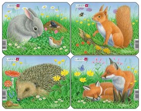 Larsen - Пъзел: Серия - "Животни" - 5 части, малък