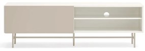 Светлосива и кремава телевизионна масичка 180x56 cm Nube - Teulat