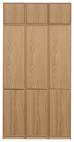 Модулна библиотека от декор от дъб в естествен цвят 120x243 cm Modulair – vtwonen