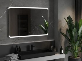 Mexen Nida осветено огледало за баня 120 x 80 см, LED 6000K, анти-мъгла - 9806-120-080-611-00