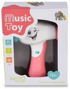 Moni toys - Бебешко чукче розов K999-119B