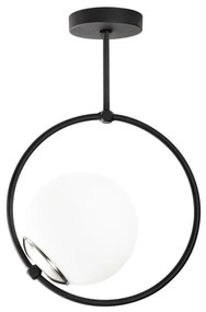 Черно метално висящо осветително тяло Opviq lights Erasto - Opviq lights