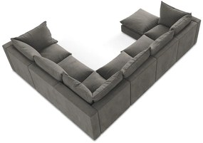 Тъмносив ъглов диван (десен ъгъл/U форма) Manao – Makamii