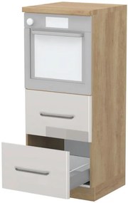 Висок подов шкаф за фурна Modena K14-60-2MB-Oak - Gray light
