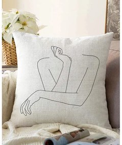 Калъфка за възглавница с памучна смес Pose, 55 x 55 cm - Minimalist Cushion Covers