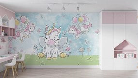 Фототапет за детска стая - Вълшебен еднорог